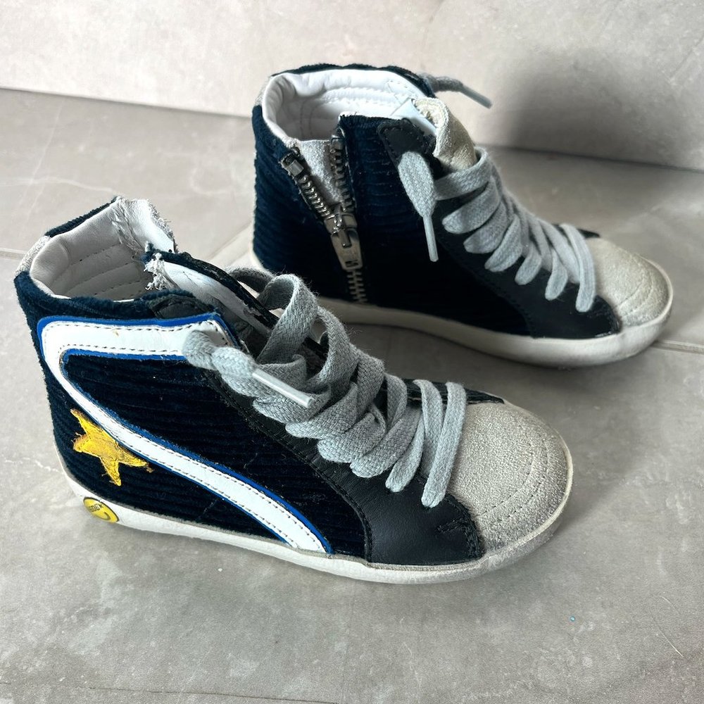 BRAND NEW / NEVER WORN: Golden Goose Slide High-top Corduroy Sneakers (unisex)